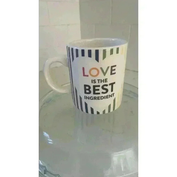 Sur La Table love is the best ingredient Coffee mug - Picture 2 of 9